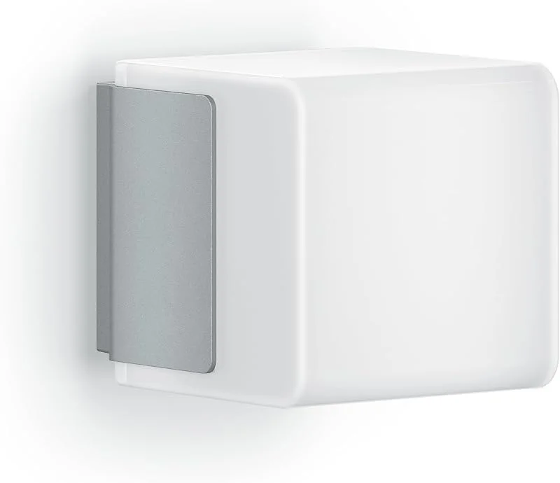 Steinel LED-vägglampa L 835 SC silver — Smart belysning