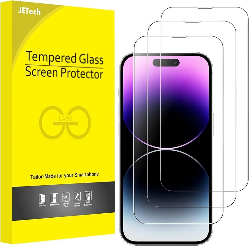 JETech Skärmskydd för iPhone 14 Pro, 3-Pack — Mobil och surfplatta
