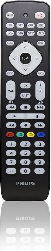 Philips Audio SRP2018, 10 Universal Fjärrkontroll, Svart, En Storlek — TV och streaming