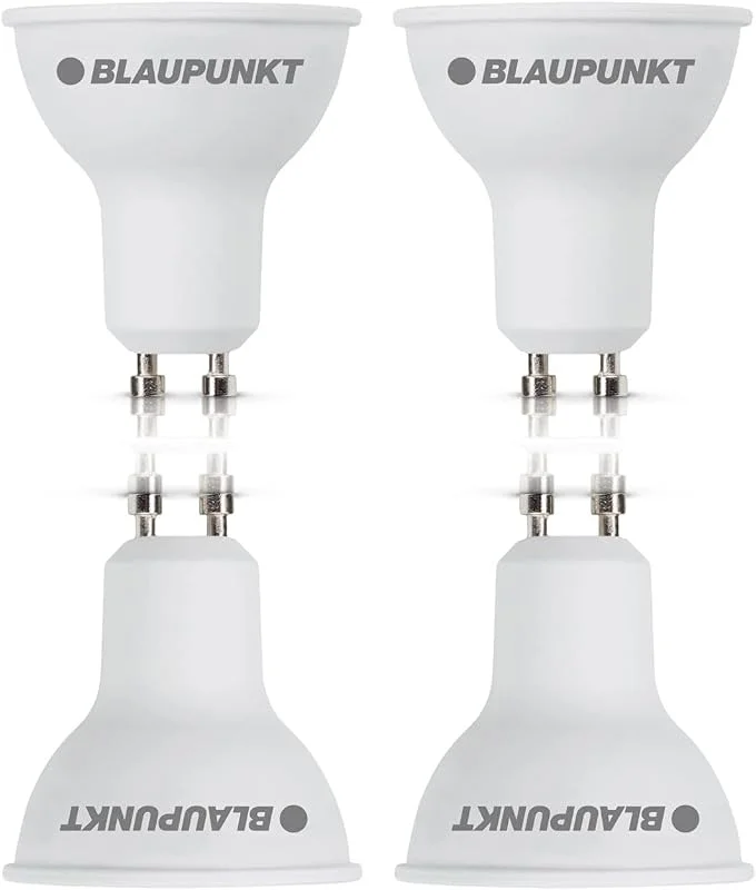 BLAUPUNKT GU10 LED reflektorlampa spot 5 W 500 lm 2700K varm vit, 4-pack — Smart belysning