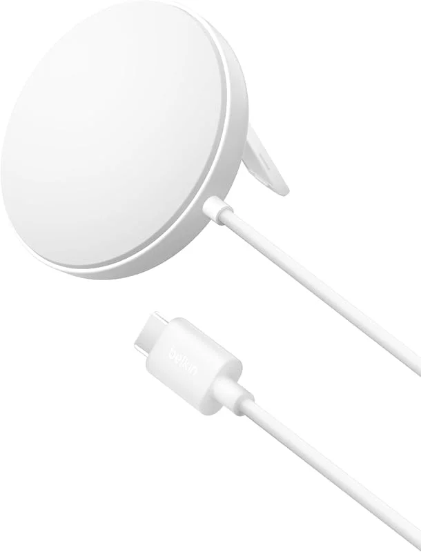 Belkin BoostCharge Pro Magnetisk Trådlös Laddningsplatta 15 W med stöd — Mobil och surfplatta