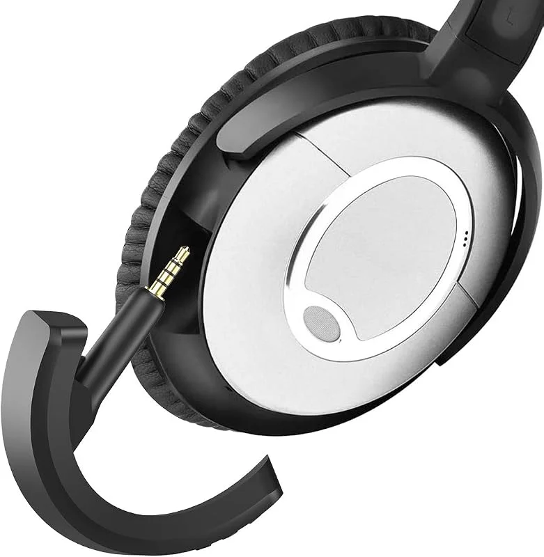 Trådlös Bluetooth 5.0-adapter för Bose QuietComfort QC15 och QC2-hörlurar, aptX, MIC, volymkontroll, svart — Portabel digital och ljud