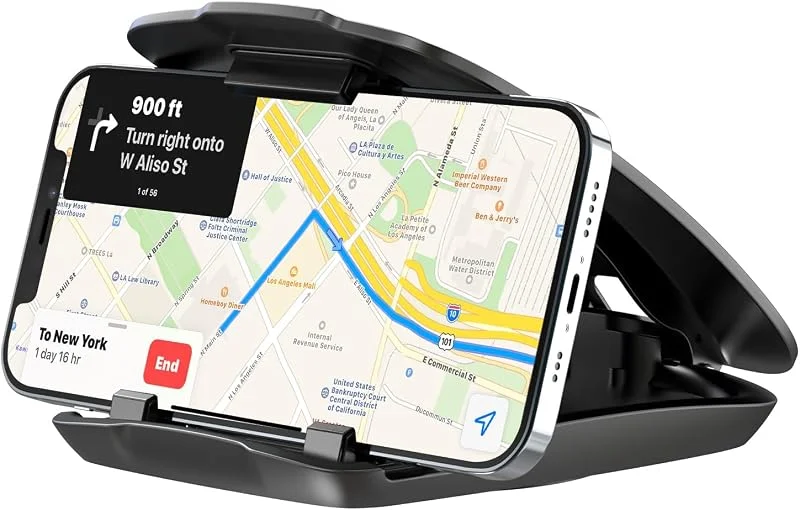 APPS2Car GPS-instrumentpanelshållare för bil, mobiltelefon­hållare för bil, smartphone, kompatibel med alla 3–6, 8 tums enheter, halkfritt självhäftande fäste för Garmin Nuvi, Tomtom, Magellan Roadmate — Mobil och surfplatta