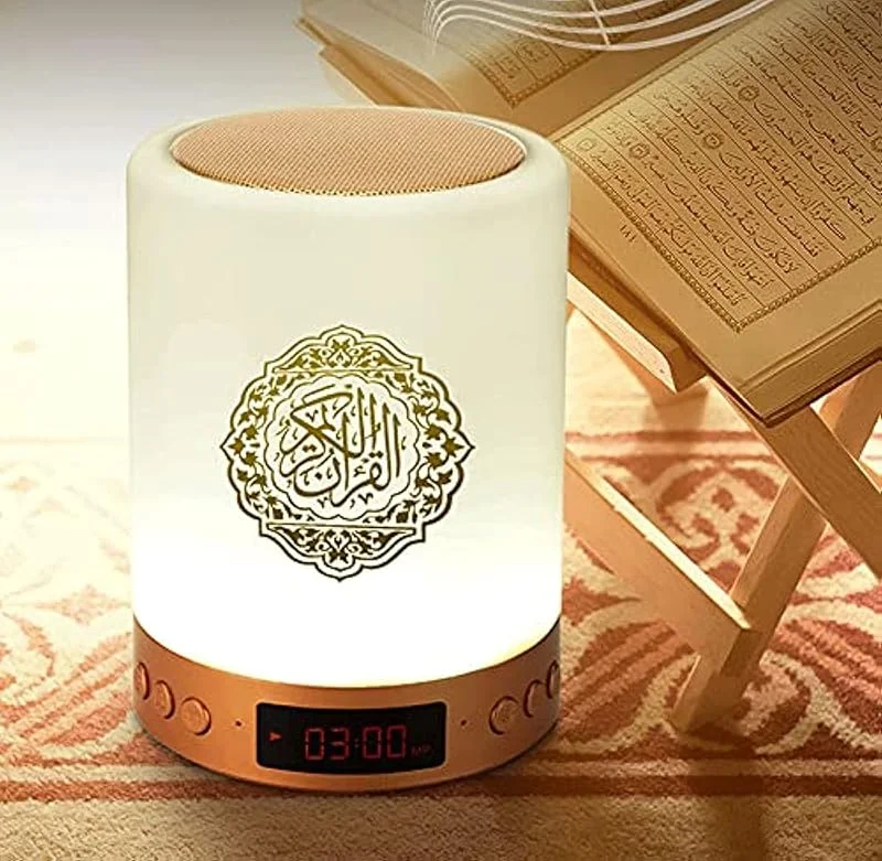 Equantu koranisk nattlampa med applikation, flerfärgad, med högtalare, bluetooth — Hörlurar och ljud
