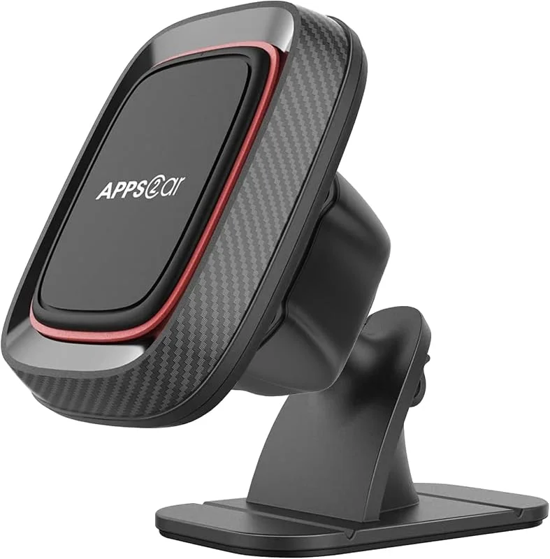 Magnetisk biltelefonhållare, APPS2Car 360° instrumentbräda, universell telefonhållare, kompatibel med iPhone 11 Pro XS Max X 8 Samsung Oneplus etc — Mobil och surfplatta