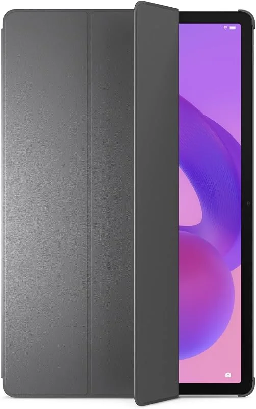 Lenovo Folio Idea Tab Pro (stötskydd, PU-läder, lätt att greppa, vila, aktiverad funktion, magnetisk hållare för optisk penna) – grå — Mobil och surfplatta