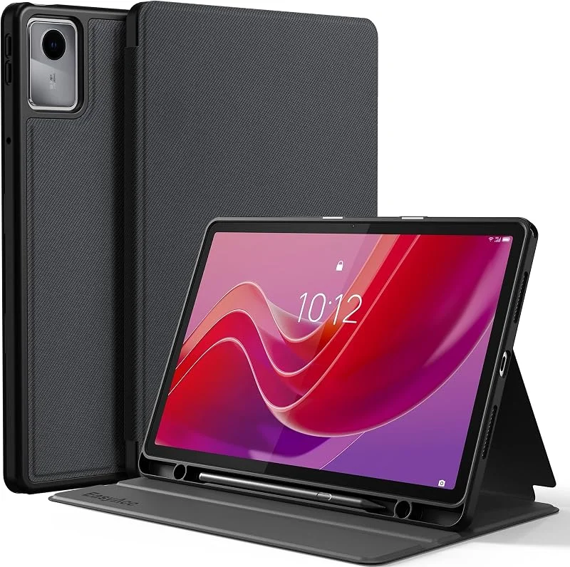 EasyAcc Fodral till Lenovo Tab M11 TB330 2024 + Pennhållare, Svart — Mobil och surfplatta