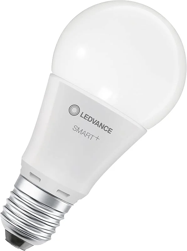 LEDVANCE Smart LEDLampa med WiFi-teknik, bas: E27, dimbar, varmvit (2700K), ersätter glödlampor med 60 W, SMART+ WiFi Classic Di mmable — Smarta hem