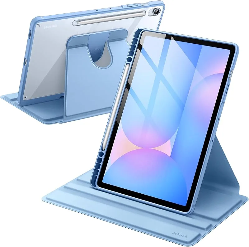JETech Roterande Fodral för Samsung Galaxy Tab S10 FE Plus 13, 1", Blå — Mobil och surfplatta
