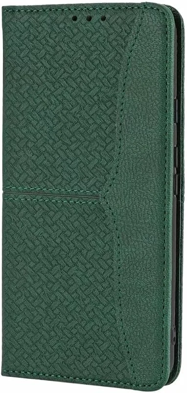 för Samsung Galaxy A26, fodral, premium, stötsäkert läder, PU-läder, flip skal, plånbok, läderskal, mobilskal, hopfällbart skal, magnetiskt silikon, stötfångare, kortplatser, skyddsfodral för Samsung — Mobil och surfplatta