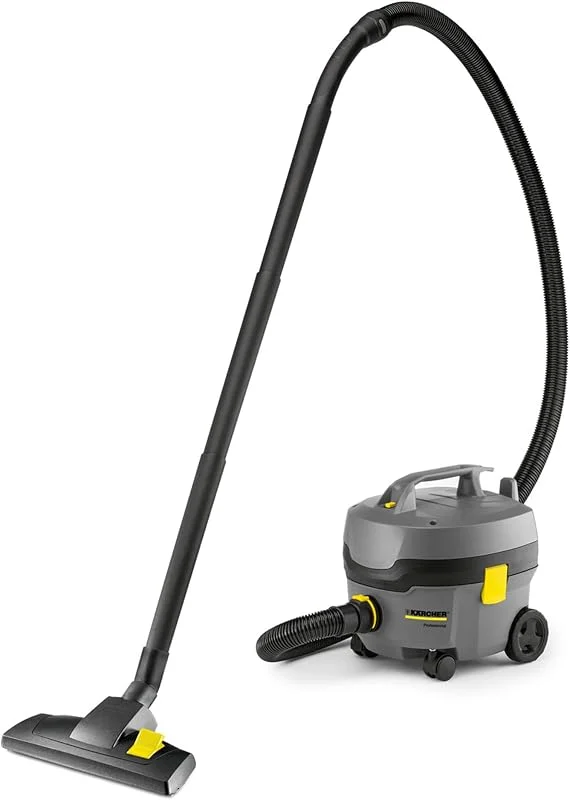 Kärcher dammsugare T 7, 1 Classic, dammsugare för textil- och hårda golv, behållare: 7 l, effekt: 850 W, ljudtrycksnivå: 62 dB(A), vikt: 3, 5 kg, sladd: 7, 5 m, permanent filterkorg — Hushållselektronik
