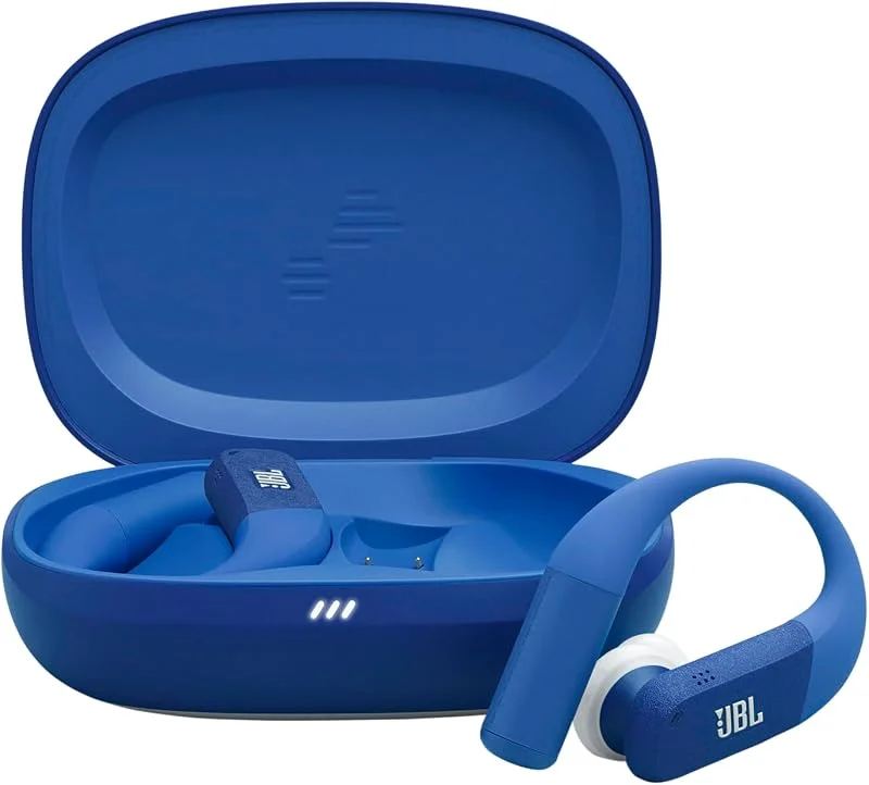 JBL Endurance Peak 4, Trådlösa In-Ear Sportöronsnäckor, Blå — Hörlurar och ljud