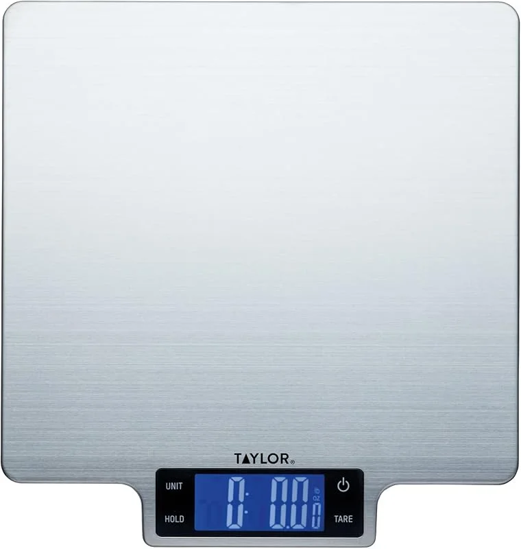 Taylor Pro, Köksvåg, Digital, Rostfritt Stål, Upp Till 10 kg, 10 l, Silver, TYPSCALE10HP — Kök & Hushåll