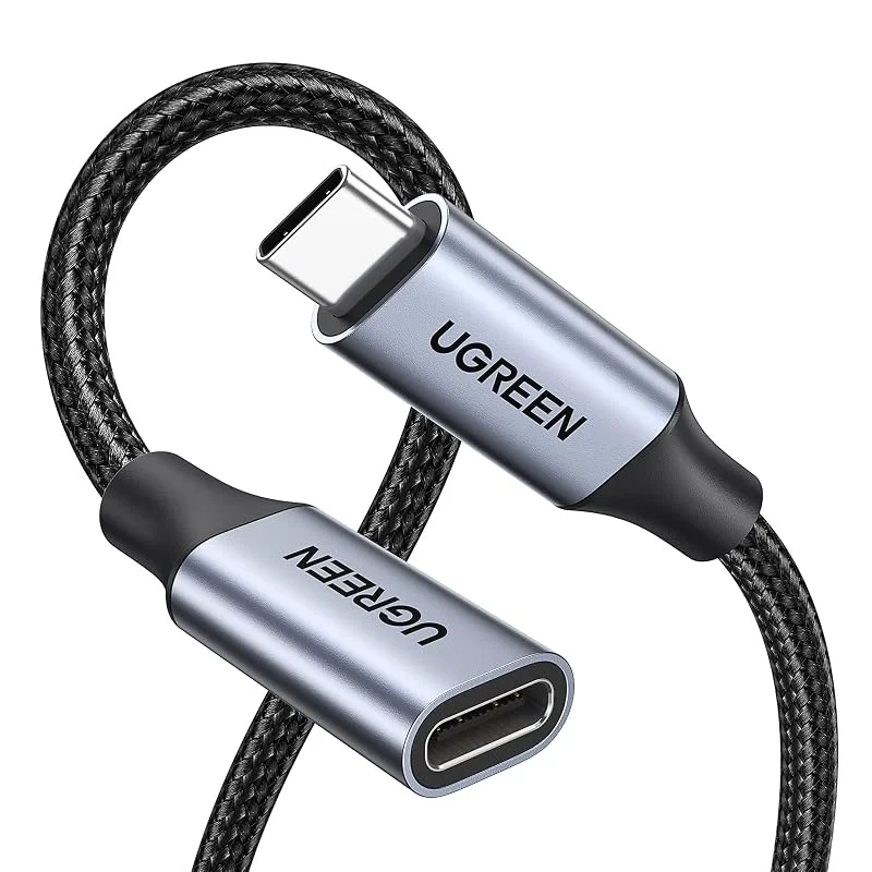 UGREEN USB-C förlängningskabel 10 Gbps USB 3.2 100W laddning, 4K 60Hz video — Mobil och surfplatta